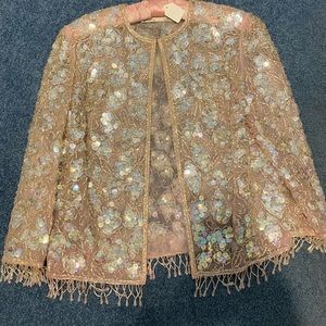 Vintage Beaded jacket handmade Hong Kong